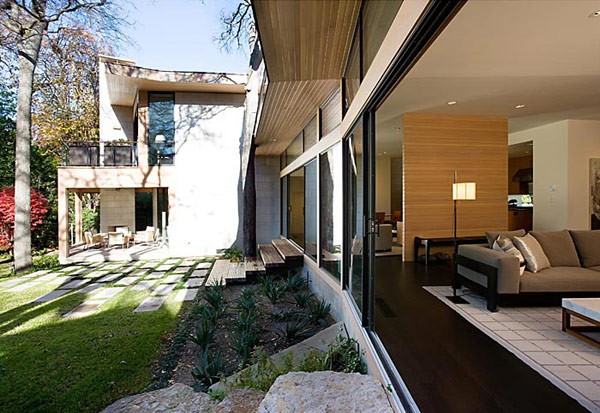 moderná minimalistická architektúra - fasáda