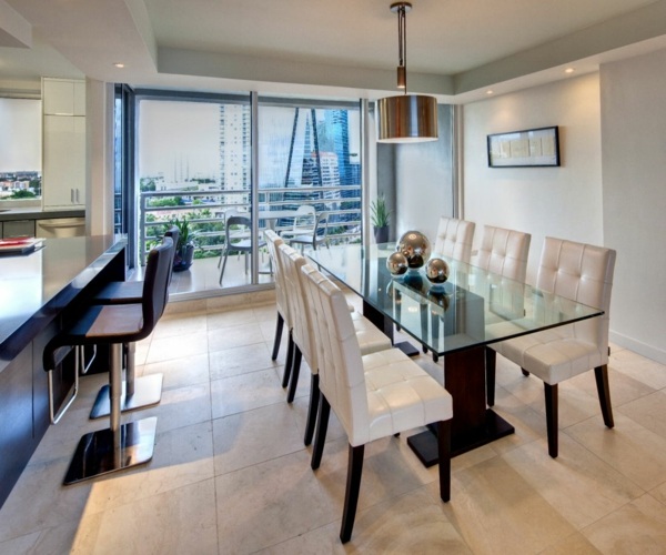 elegantný dizajn jedálne