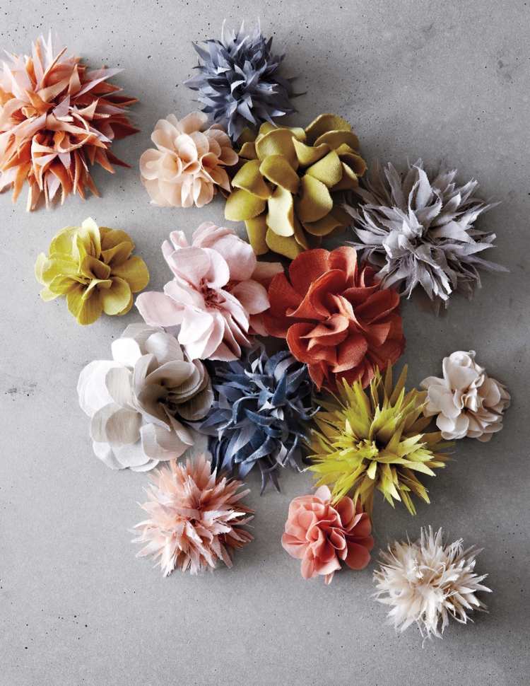 Vyrobte si látkové kvety vlastnými rukami návod na šitie látky