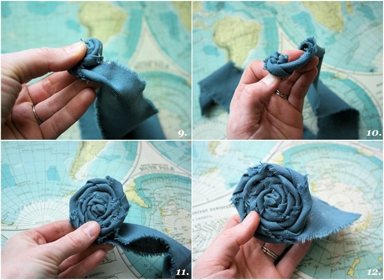 vyrobte si látkové kvety sami obal na kvety návod