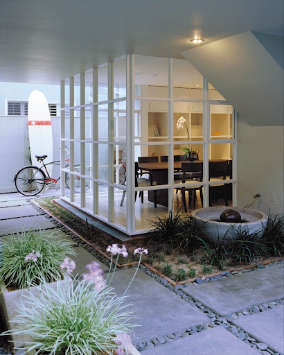 Plážový dom v Malibu - záhrada