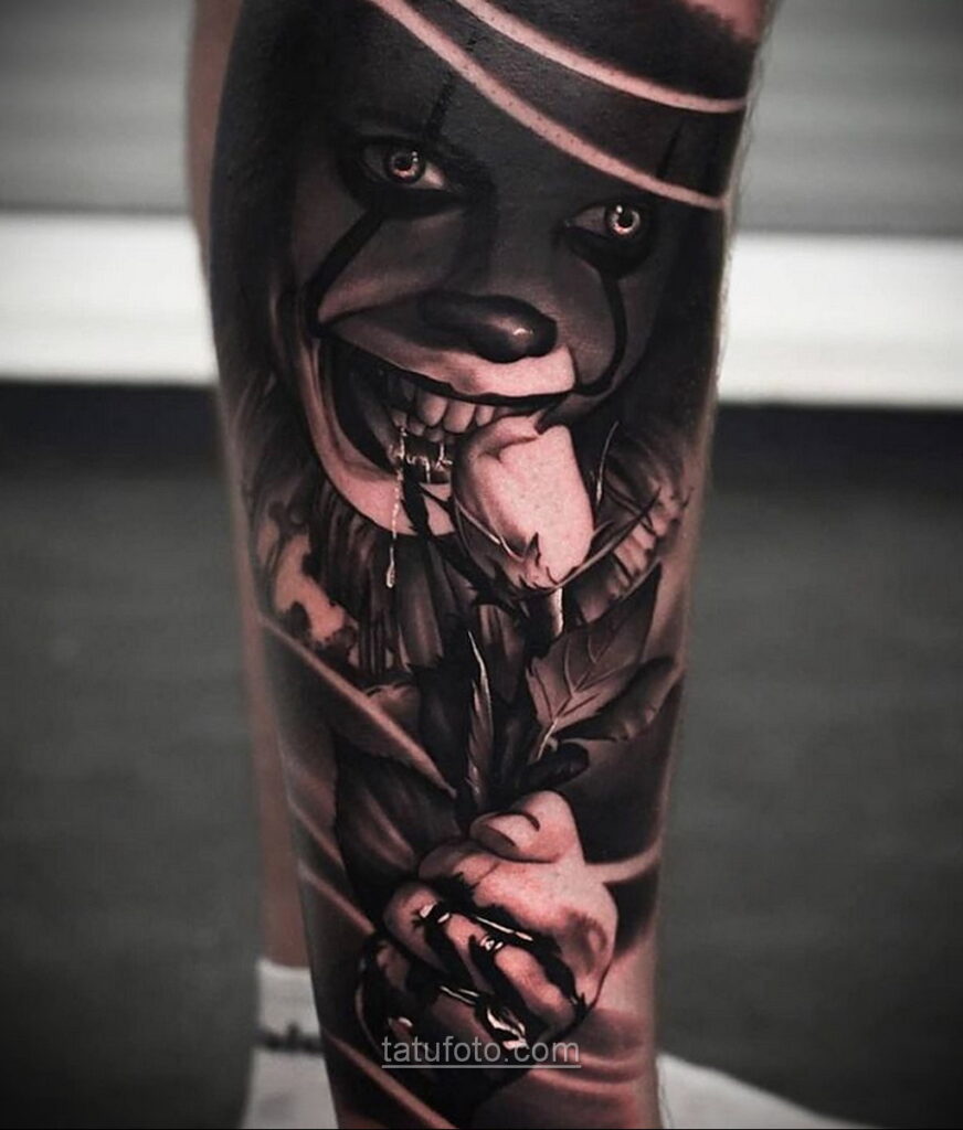Zdjęcie przerażającego rysunku tatuażu 10.01.2021 №10040 -straszny tatuaż-