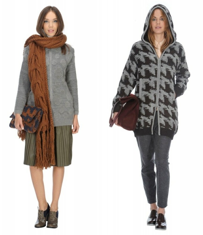 Kapucňa s kapucňou a módnymi trendmi na jeseň Trendy zimná módna mikina s kapucňou sivá