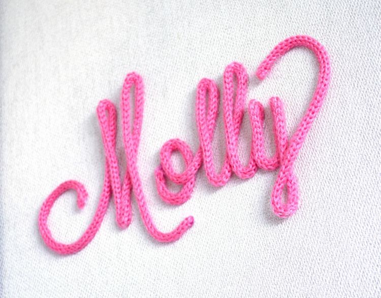 Pletená stuha pre deti, nápis-dar-nápady-meno-písanie-šnúra