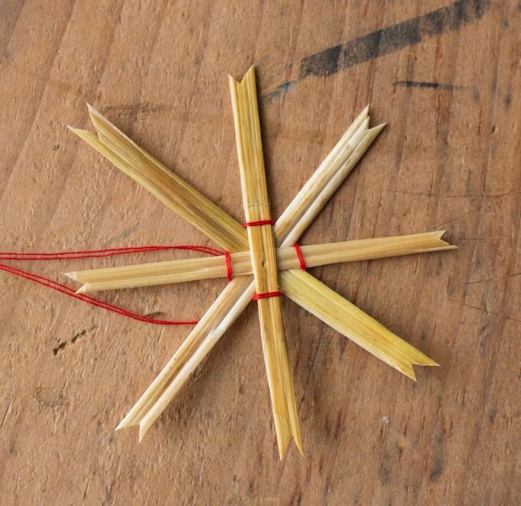 slama-hviezda-drotár-návod-vianočná hviezda