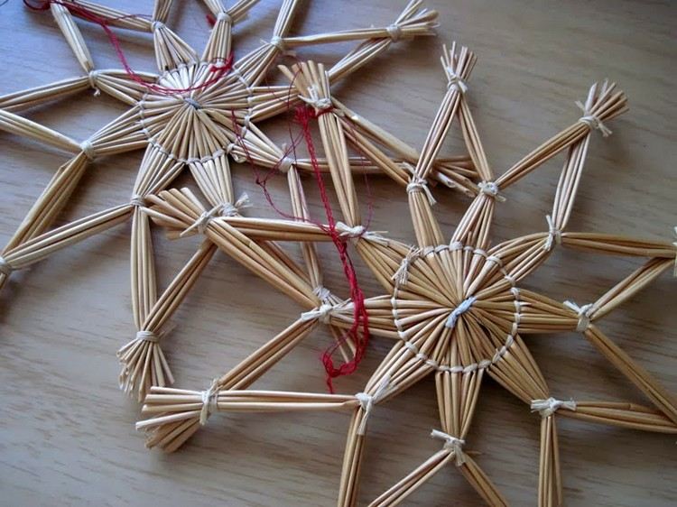 slamené hviezdy-drotárstvo-komplikované tvary