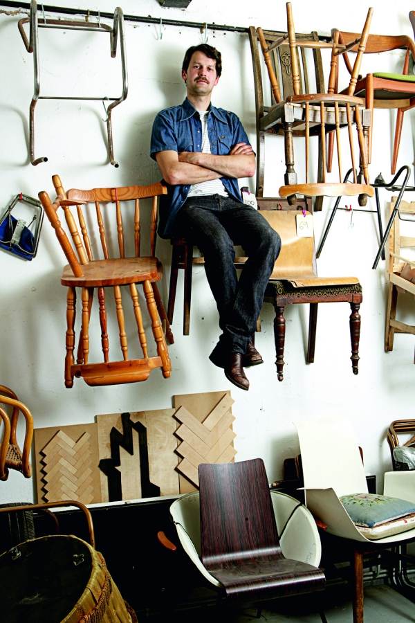 Hybridný nábytok Martino Gamper Stul Design Martino Gamper Stul Design