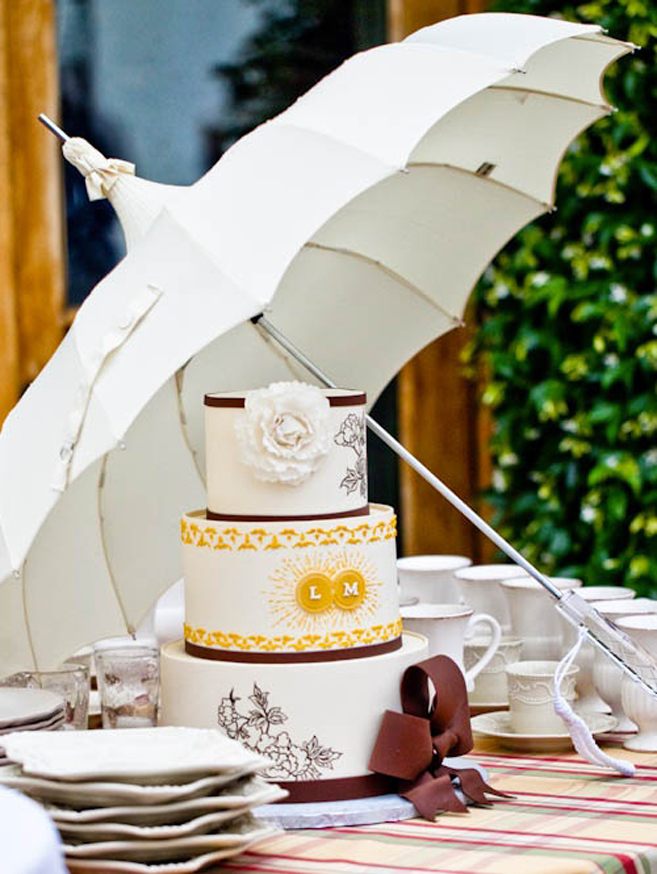 daždivý-svadobná-dekorácia-vintage-štýl-svadobná-torta-dáždnik