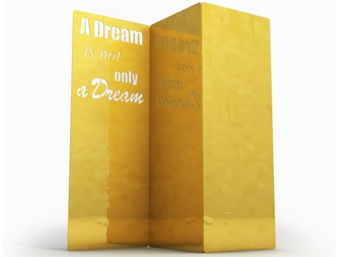 žltá-paraventná-ako-rozdeľovač-miestnosti-nápis-hliník-SIMBOLO-stará reforma