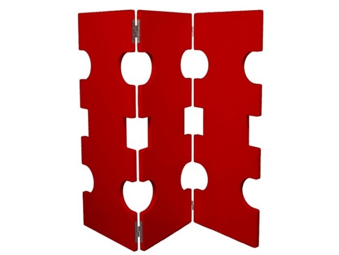 španielsky-nástenný-červený-dizajn-PUZZLE-Thomas-de-Lussac-Design-Lab