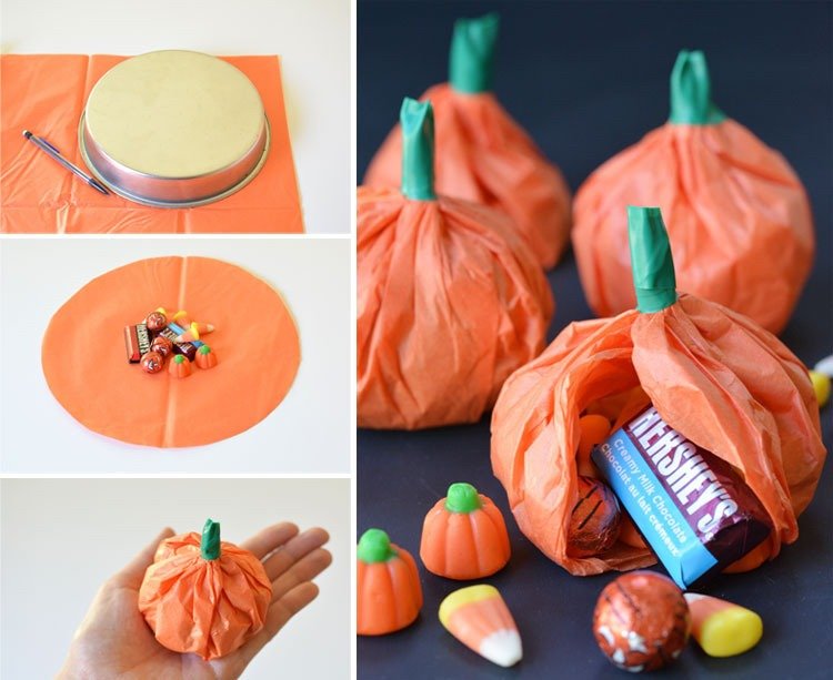super nápady na poslednú chvíľu halloween balenie cukroviniek