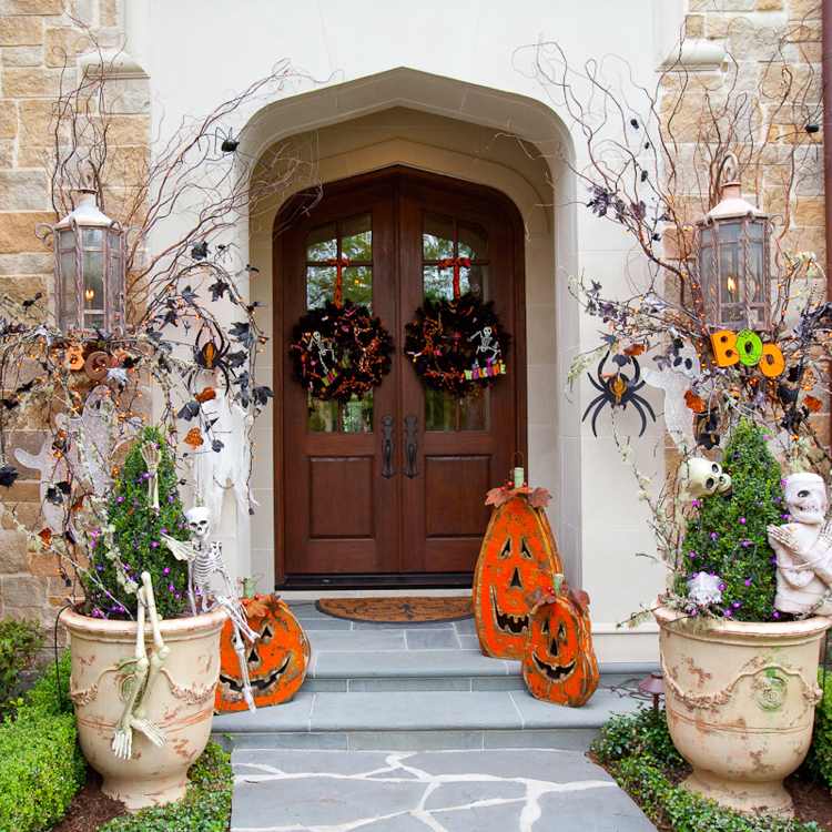 Skvelé nápady na poslednú chvíľu na Halloween Skvelé nápady na poslednú chvíľu pre halloweensku dekoráciu domu