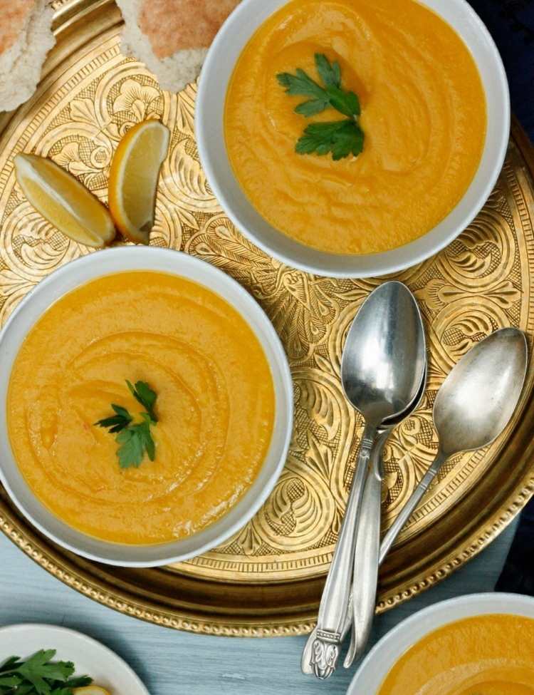 šošovicová polievka sýrska kuchyňa pikantná