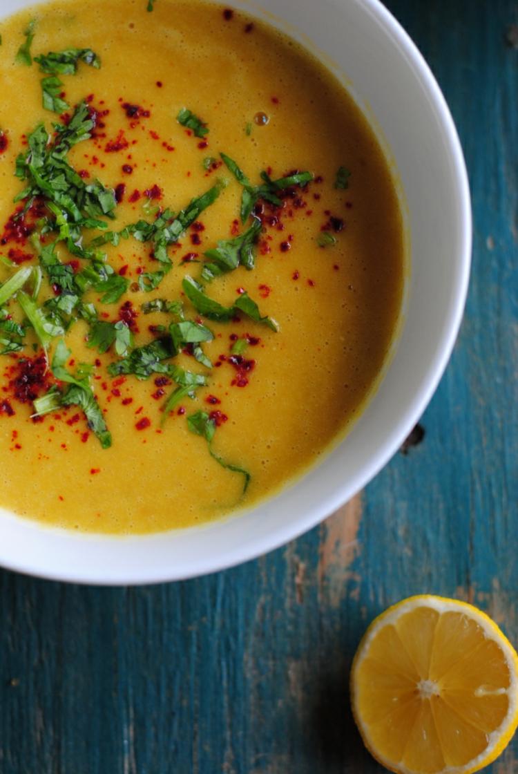 predjedlo polievky sýrska červená šošovica