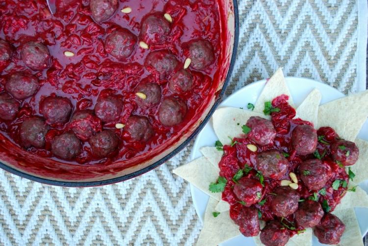 omáčka z hlavného jedla z mletého mäsa Lahme bil Karaz