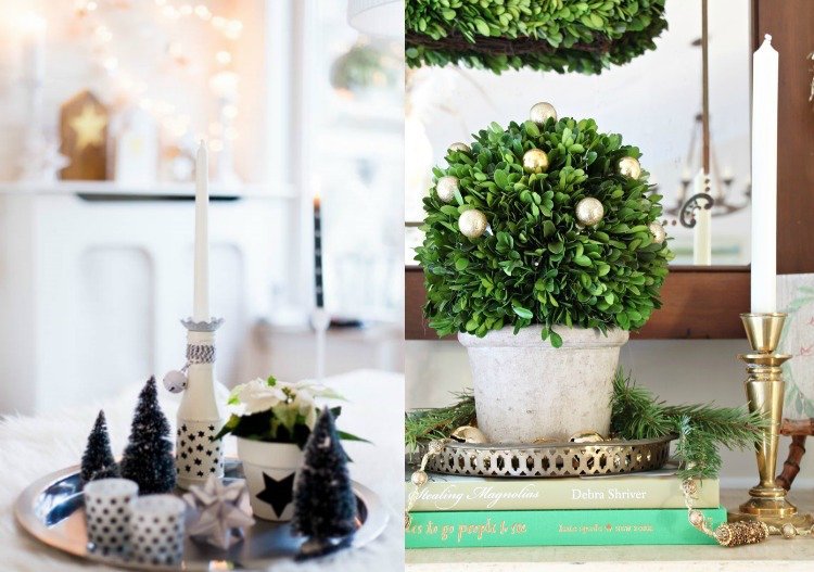 Zásobník-strieborná-vianočná-dekorácia-nápady-kov-dekorácia-stromček-svietnik