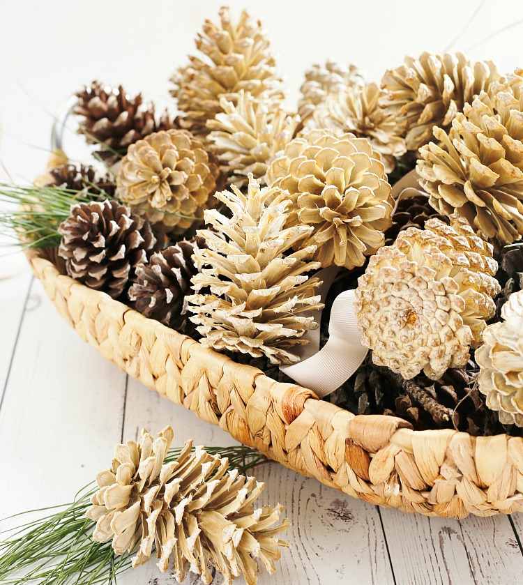 Bieliace šišky Návod na výrobu vianočných ozdôb svojpomocne