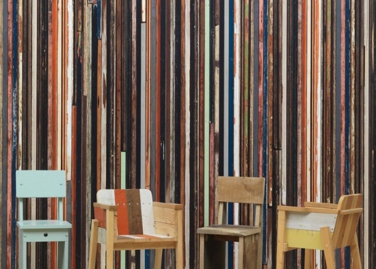 drevený vzhľad tapeta trendová séria dizajn piet hein eek dizajn steny