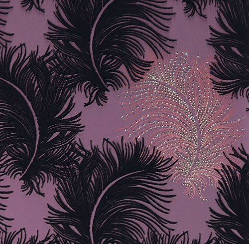 Vzor tapety kryštálov Swarovski fialová tapeta čierny vzor Swarovski