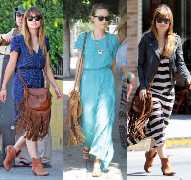 kožená taška olivia wild fransen 2014 taška olivia wild fransen 2014