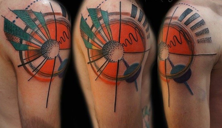 Maorské motívy - motív lapača snov Tetovanie-nadlaktie-maori-návrhy-nápady-muži