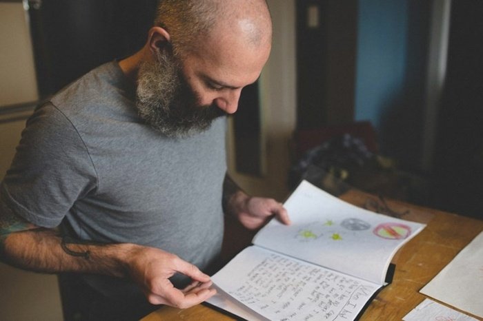 muži tetovanie otec nápad deti kresba pamäte