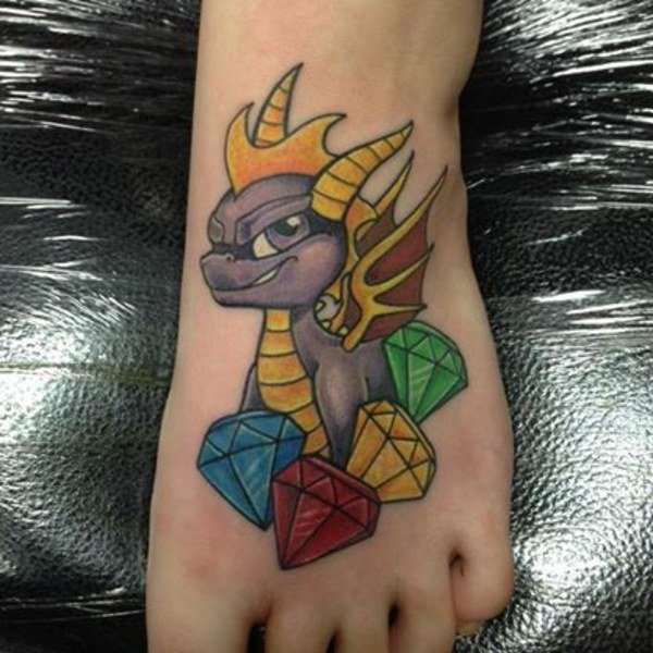 Tetovanie-nápady-draci-nohy-vtipné-motívy