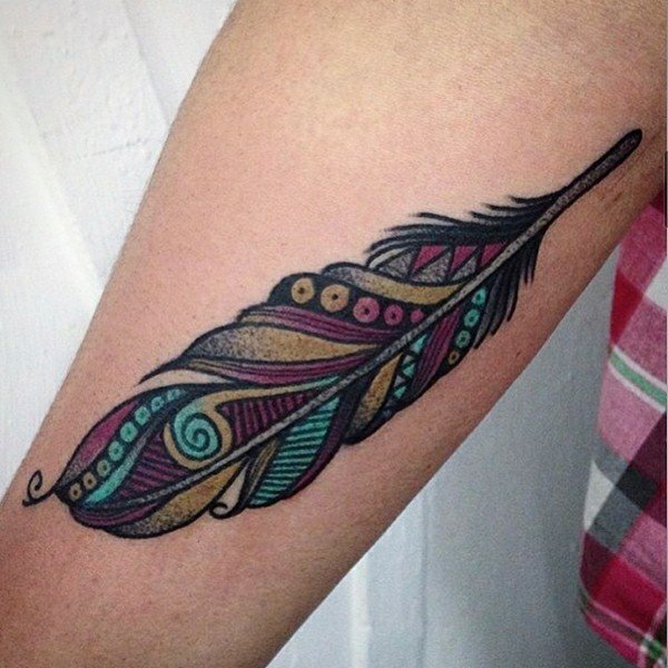 Tetovanie-nápady-motív-perie-viacfarebné-farebné