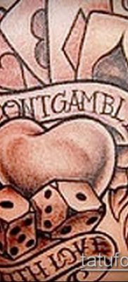 Tetoválás 4 ász (jelentése) - példa egy érdekes tetoválási tervre - 037