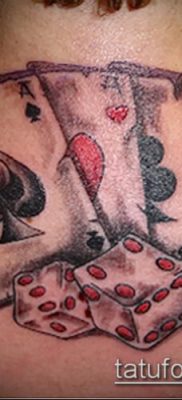 Tetoválás 4 ász (jelentése) - példa egy érdekes tetoválási tervre - 035