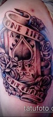 Tetoválás 4 ász (jelentése) - példa egy érdekes tetoválási tervre - 022