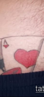 Tetoválás 4 ász (jelentése) - példa egy érdekes tetoválási tervre - 020