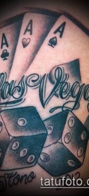 Tattoo 4 ász (jelentése) - egy példa egy érdekes tetoválási tervre - 009