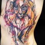 lion tatouage абстракция - снимка par exemple du nombre 21122015 1