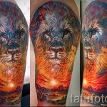 Löwe Tattoo Abstraktion - Снимка Beispiel für die Nummer 21122015 1