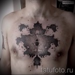 абстракция татуировка на гърдите - снимка пример от 21122015 # 3
