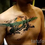 абстракция татуировка на гърдите - снимка пример от 21122015 # 10