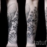 абстракция татуировка на предмишницата - пример за снимка от 21122015 # 3