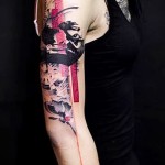 абстракция татуировка на предмишницата - пример за снимка от 21122015 № 16