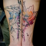 абстракция татуировка на предмишницата - пример за снимка от 21122015 # 21