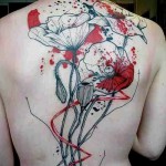 абстракция татуировка на гърба - пример за снимка от 21122015 # 1
