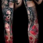 татуировка с абстракция на ръкав - пример за снимка от 21122015 # 1