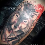 абстрактна татуировка на вълк - пример за снимка от 21122015 # 2