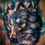 абстрактна вълча татуировка - пример за снимка от 21122015 # 7
