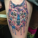 абстрактна вълча татуировка - пример за снимка от 21122015 № 9