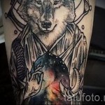 абстрактна татуировка на вълк - пример за снимка от 21122015 # 13
