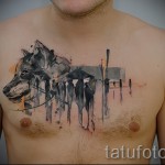 абстрактна вълча татуировка - пример за снимка от 21122015 # 16