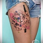 абстракция татуировка за момичета - снимков пример от 21122015 No5