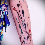 абстракция татуировка за момичета - снимков пример от 21122015 No8