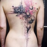 абстракция татуировка за момичета - пример за снимка от 21122015 No11